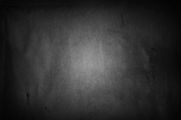 Dark black grunge paper texture background