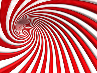 Abstract Spiral Stripe Pattern Tunnel Background