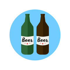 vector image of beer with foam, print,bear sticker, icon,