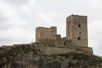 Fototapeta na wymiar antiguo castillo de la guardia de Jaén, Andalucía