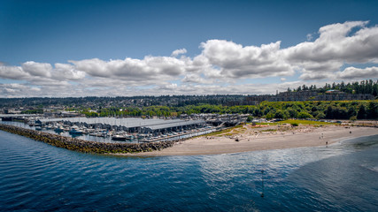 Edmonds Beach in Edmonds, Washington