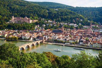 Fototapeta na wymiar Heidelberg am Neckar