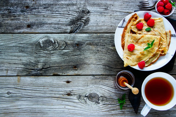 Rural breakfast set