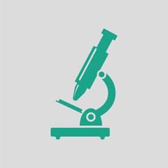School microscope icon