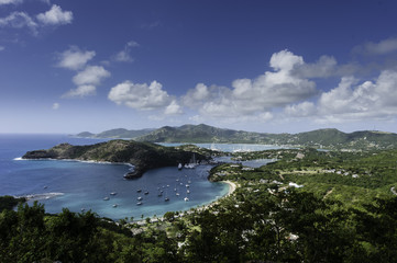 English Harbour Antigua & Barbuda from Shirley Heights