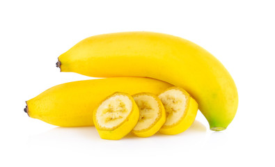 bananas isolated on the white background