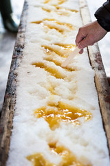 Cabane a sucre - Tire sur la neige