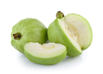 guava on white background