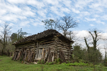 Obraz premium Tirkan, Mazandaran, Iran