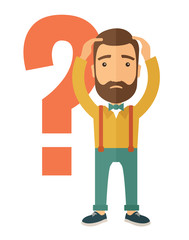 Businessman with a problem