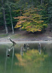 Obraz premium Churet Lake, Mazandaran, Iran