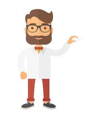 Medical professional handsome young doctor.