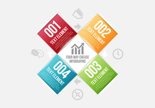 Four-Way Square Infographic