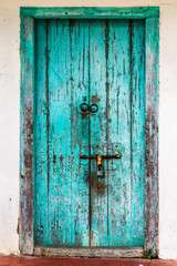 Blue door