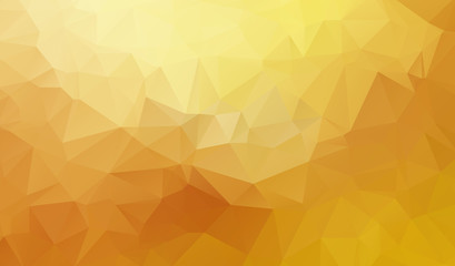 Multicolor blue, yellow, orange polygonal illustration, which co