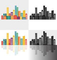 Fototapeta premium Creative building design template, for your company, vector illu