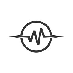 Sound wave logo design
