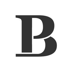 BP letter initial logo design