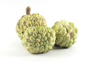 Fototapeta premium jabłko cukru na białym tle