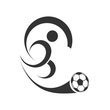 Bubble soccer logo design