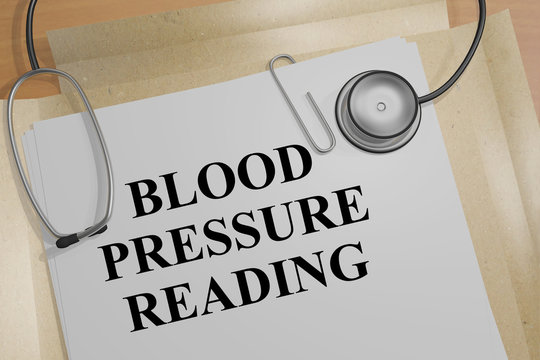 Blood Pressure Reading Concept