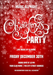 Christmas poster template