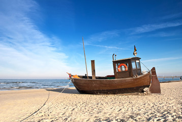 Fischerboot in Ahlbeck auf Usedom