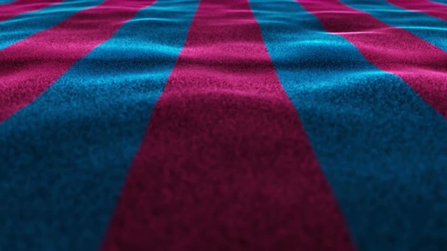 Amaranth and Blue Flag, Textile Carpet Background, Still Camera, Loop, 4k
