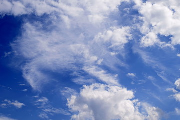 Blue Sky with Clouds