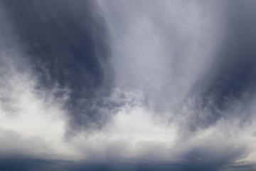 Dramatic sky, storm clouds