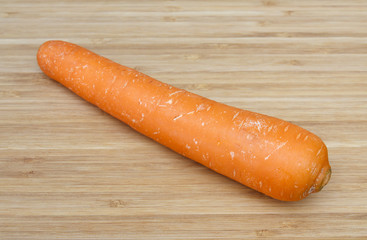 carrot on chopping block