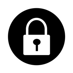 Lock Icon illustration design