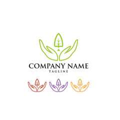 Yoga Namaste Om Pilates Logo Icon Vector