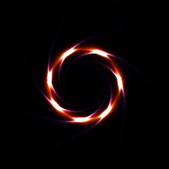 Abstract image of lighting flare