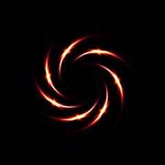 Abstract image of lighting flare