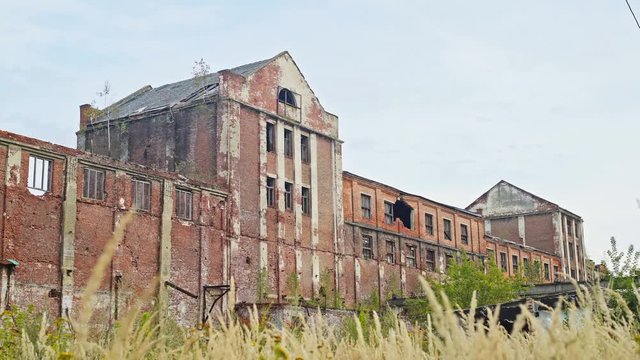 DP "Potassium Plant" JSC "Oriana" - abandoned potash plant in the city. Kalusch, Ivano-Frankivsk, Ukraine