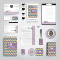 Corporate identity print template