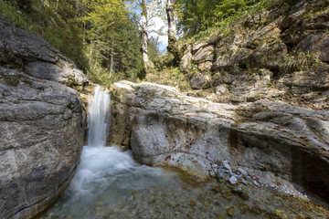 Fototapeta na wymiar Kaskade,Wasserfall in der Steiermark,Österreich