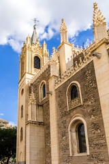Church St. Jerome the Royal (San Jeronimo el Real) Madrid Spain.
