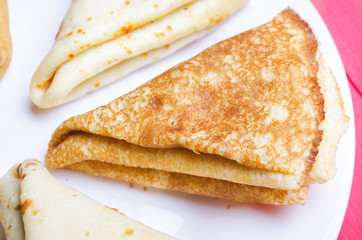 fried pancakes on a plate