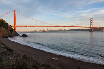 Golden Gate Bridge sunset