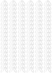Abstract natural background; line art leaf decor graphic design for texture and fabric pattern