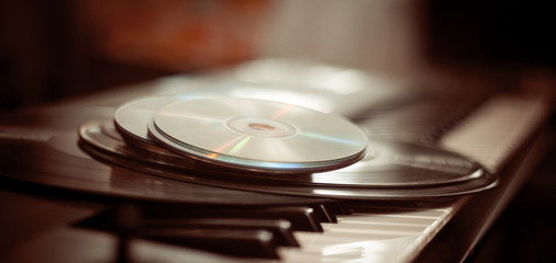 Vinyl records and CD

