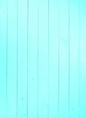 Naklejka premium A blue wooden wall with vertical planks