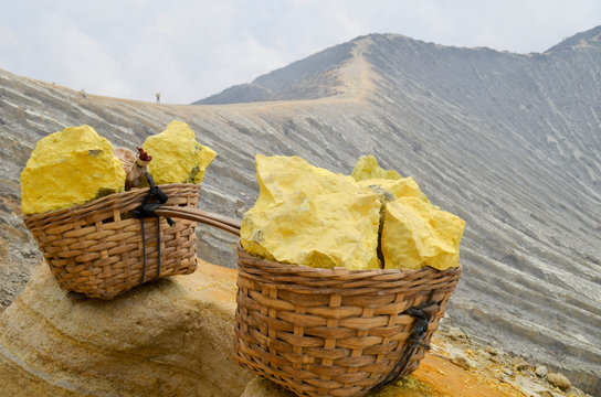 Volcan de soufre Kawah Ijen