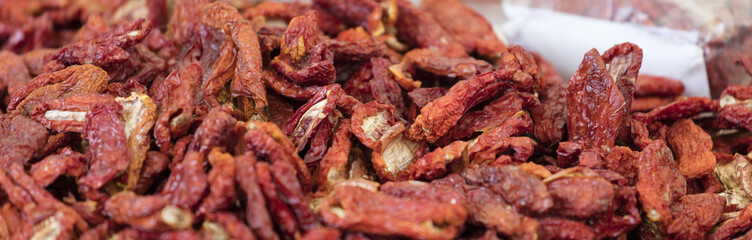 dried tomato in the farm
