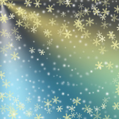 Snow flakes Abstract winter background