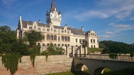 Fototapeta na wymiar Grafenegg Castle in the Krems-Land district of Lower Austria