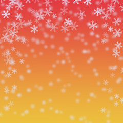Snow flakes Abstract winter background