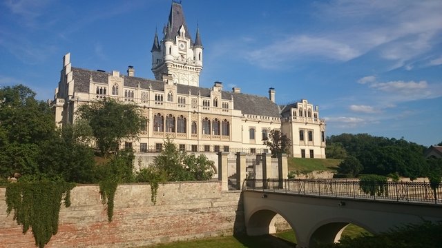 Grafenegg Castle  in the Krems-Land district of Lower Austria